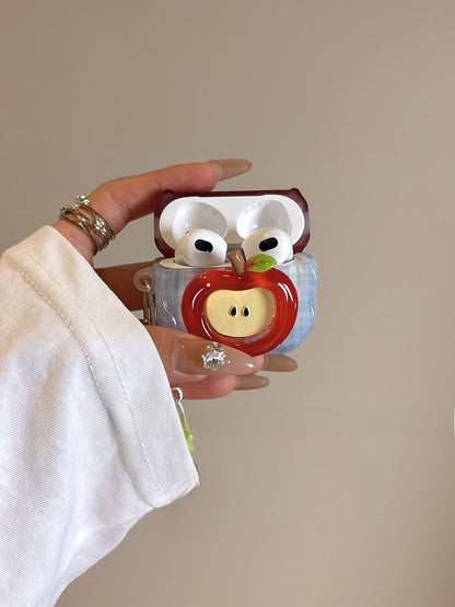 Red Apple Earphone Protective Case