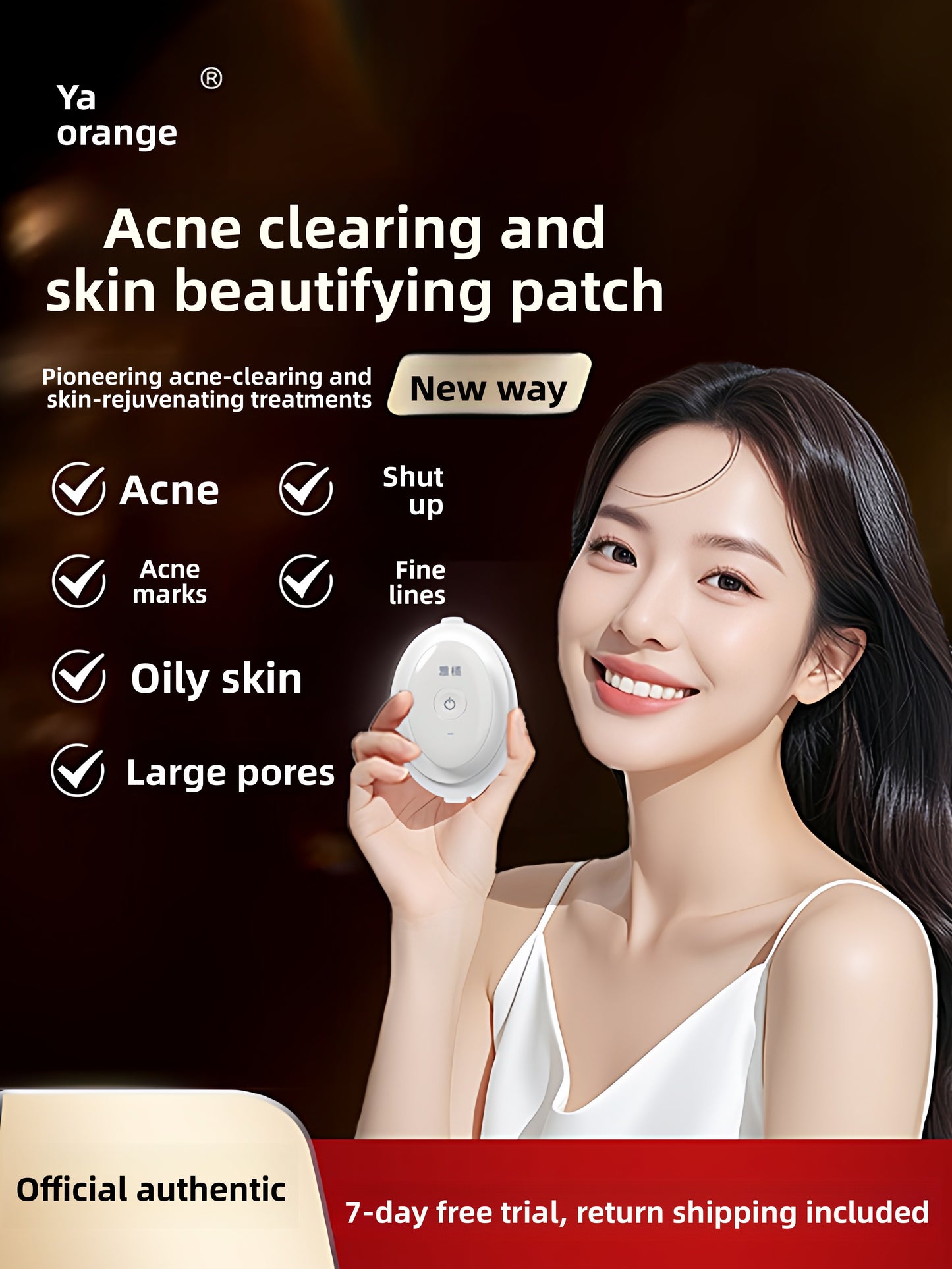 Red Blue Light Acne Treatment Device