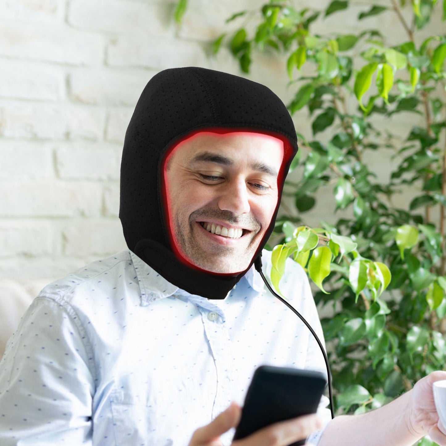 Red Blue Light Therapy Cap for Hair Scalp