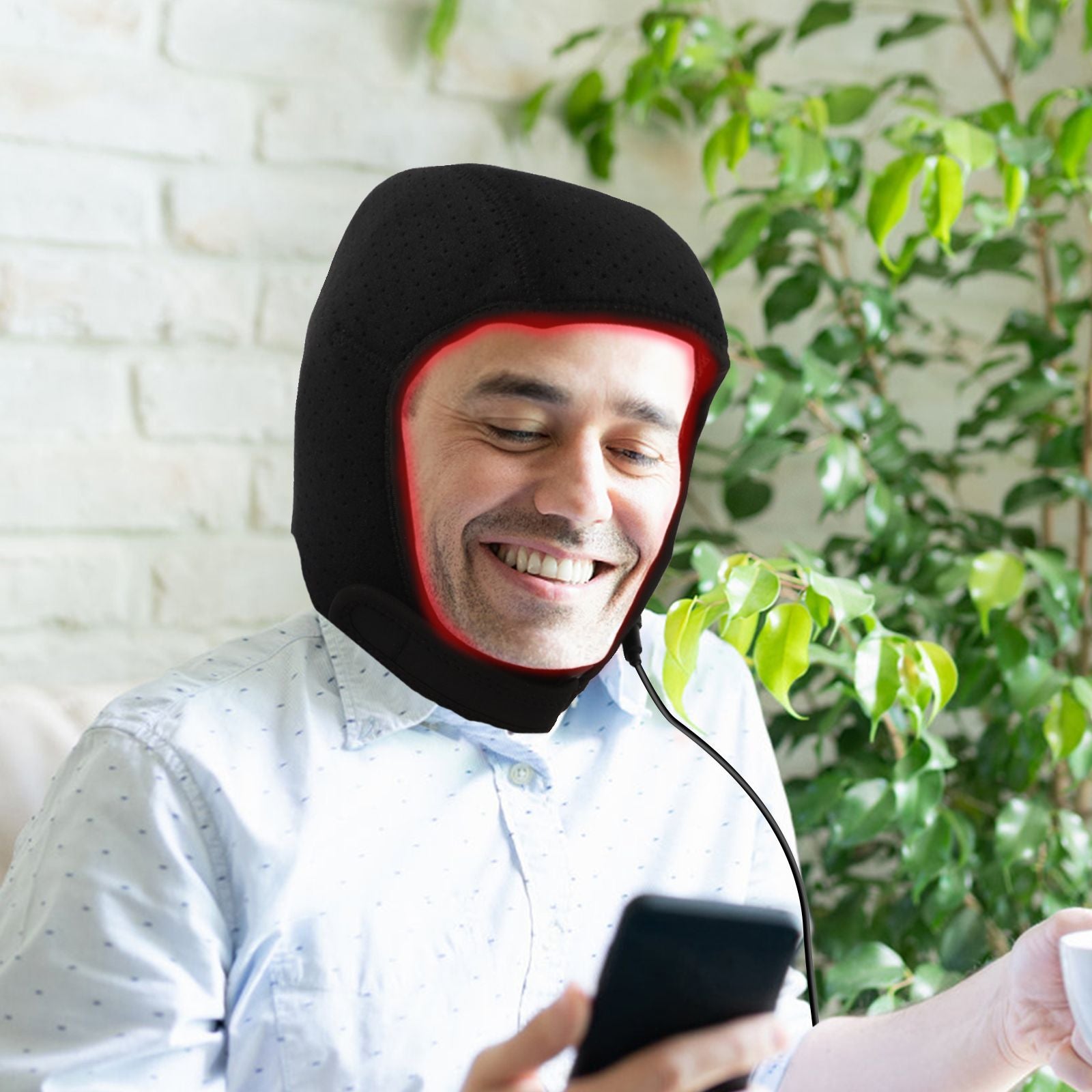 Red Blue Light Therapy Cap for Hair Scalp