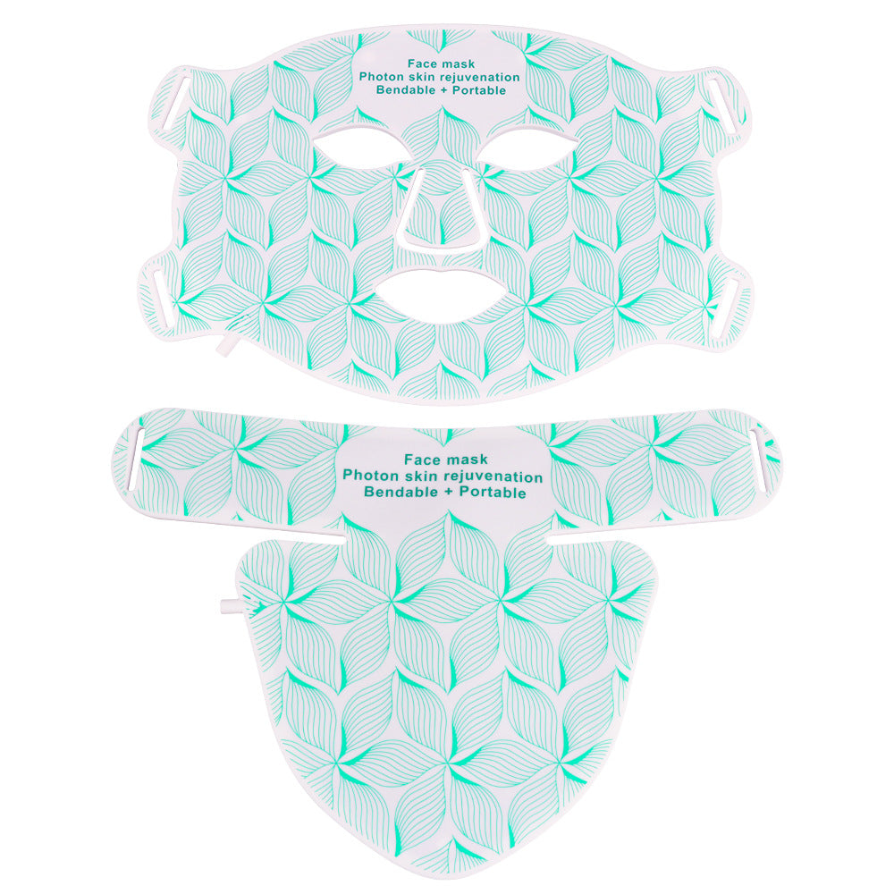 Red Blue Light Therapy Facial Mask Device