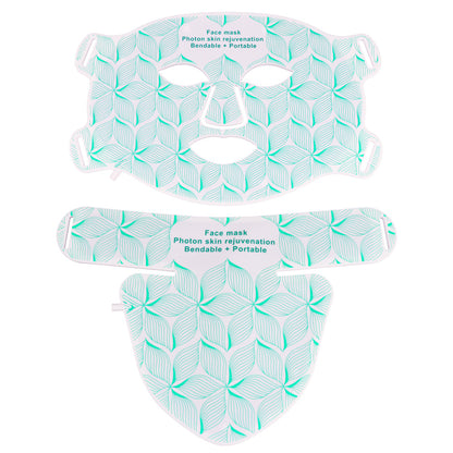 Red Blue Light Therapy Facial Mask Device