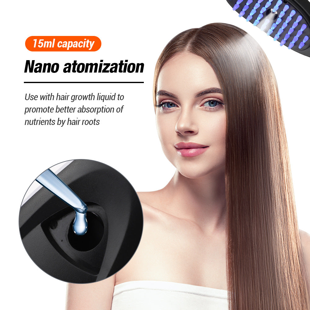 Red Blue Light Therapy Hair Growth Massage Comb