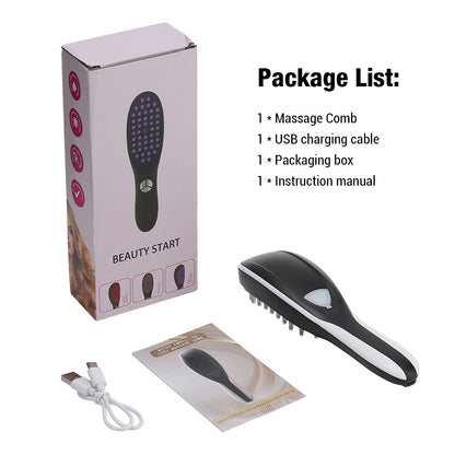 Red Blue Light Therapy Hair Growth Massage Comb