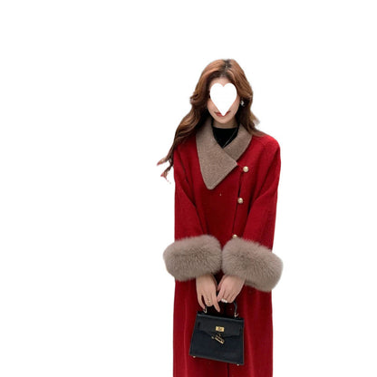 Red Christmas coat