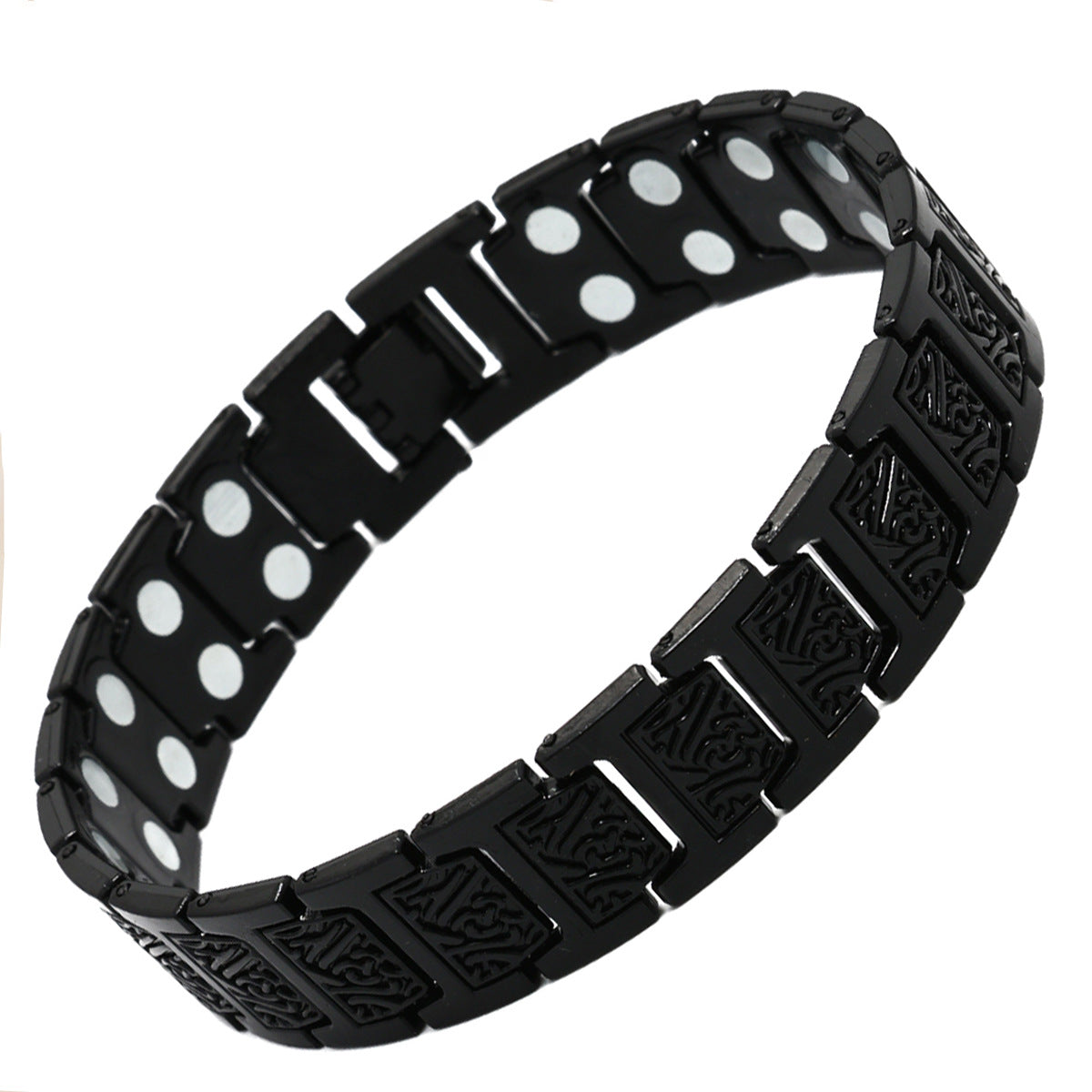 Red Copper Magnet Bracelet Men's Retro Full Magnet Detachable Couple Bracelet