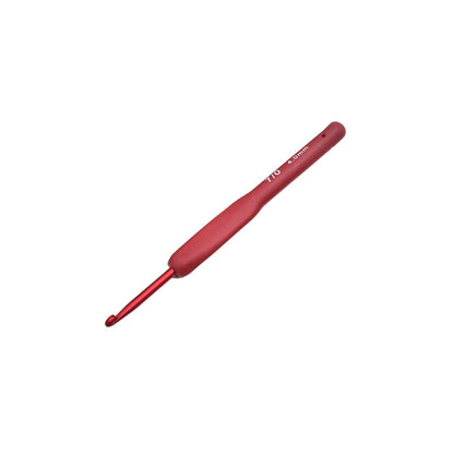 Red crochet DIY hand-weaving tool