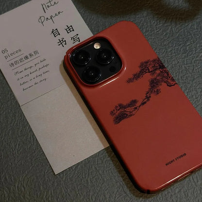 Red Cypress Phone Case