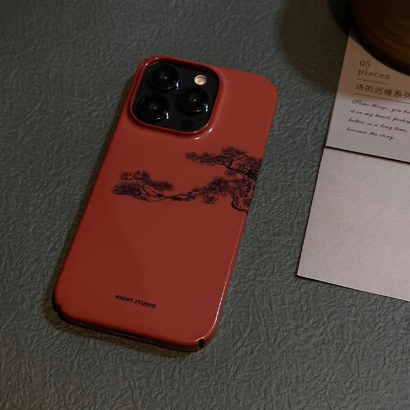 Red Cypress Phone Case