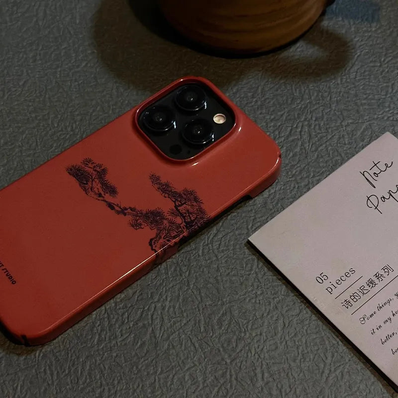 Red Cypress Phone Case