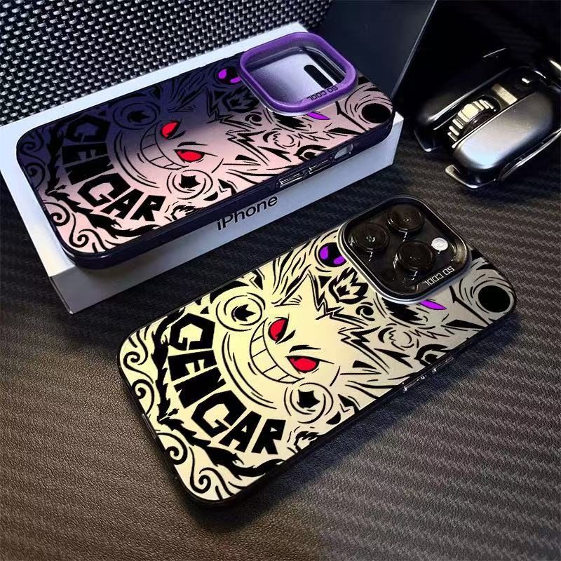 Red-eyed black-eyed ghost iPhone case