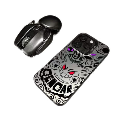 Red-eyed black-eyed ghost iPhone case