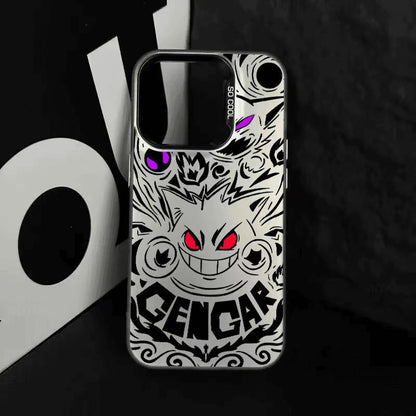 Red-eyed black-eyed ghost iPhone case