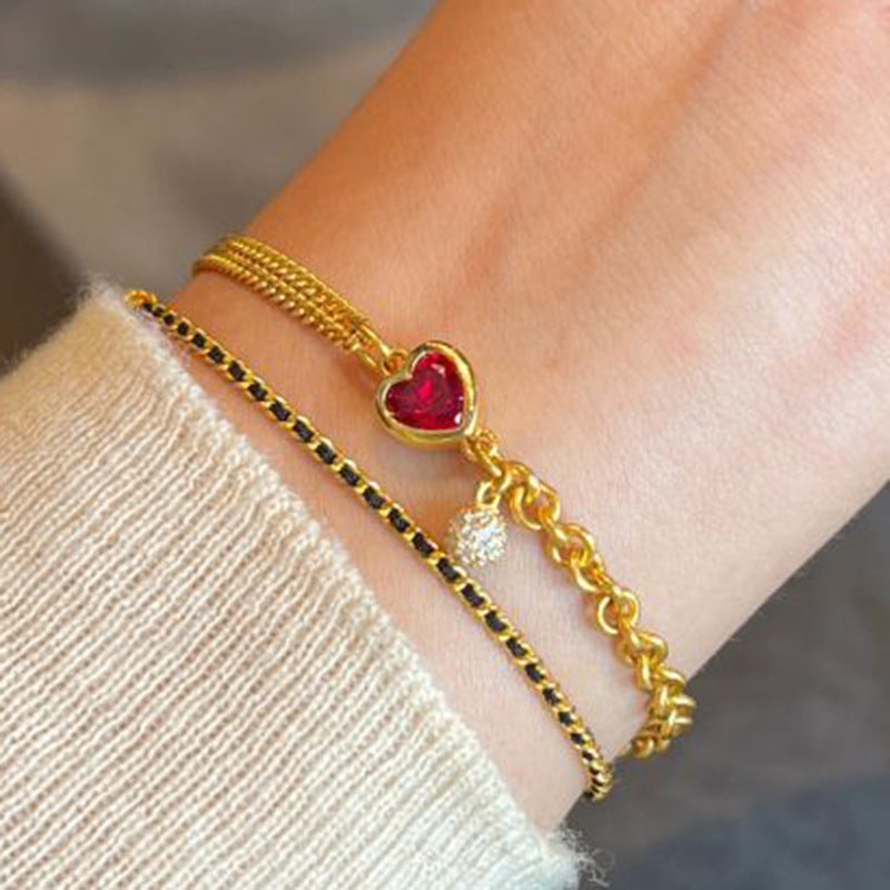 Red Heart Bracelet