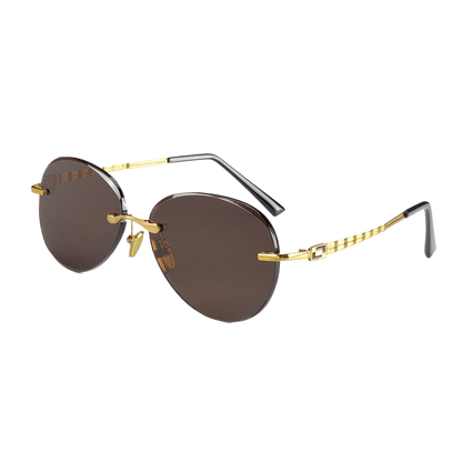 Red Leaf Crystal Eyeglasses