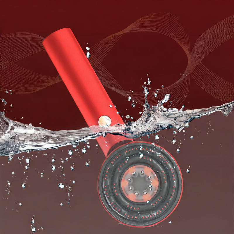 Red light conductive liquid massage comb