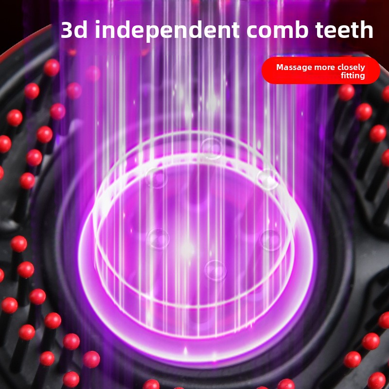 Red light conductive liquid massage current comb
