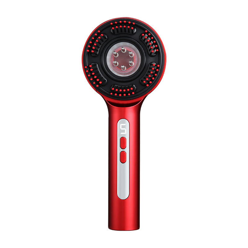 Red light conductive liquid massage current comb