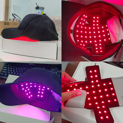 Red light hair growth cap