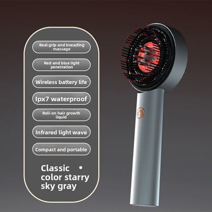 Red light hair growth device scalp massage comb