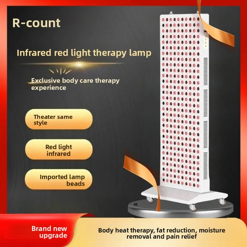 Red light infrared therapy lamp