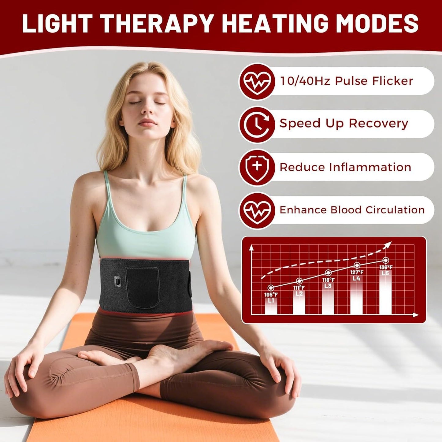 Red light massager