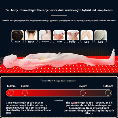 Red light pad phototherapy blanket