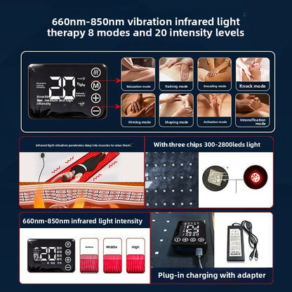 Red light pad phototherapy blanket