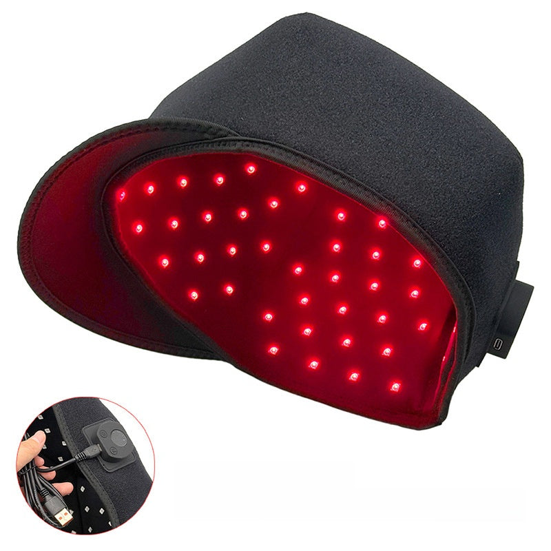 Red light physiotherapy hair care cap