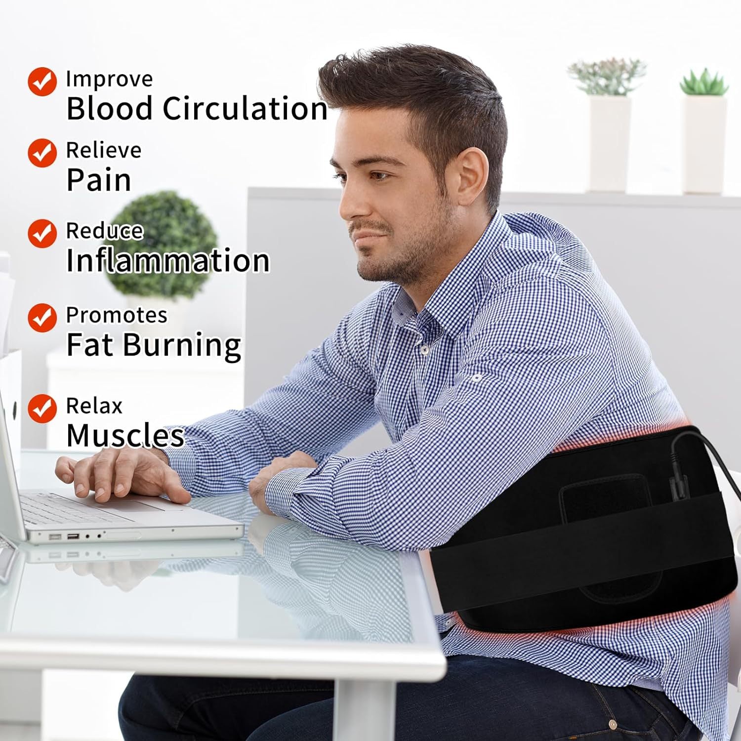 Red light protective belt