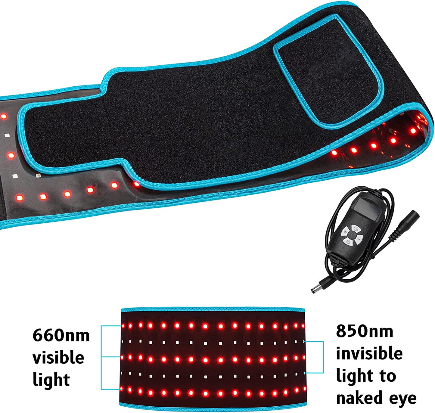 Red Light Therapy Belt with Adjustable Intensity