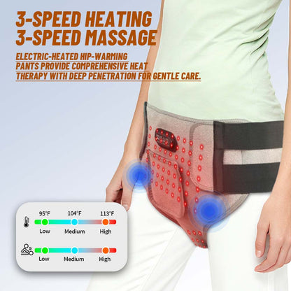 Red Light Therapy Heating Waist Massager