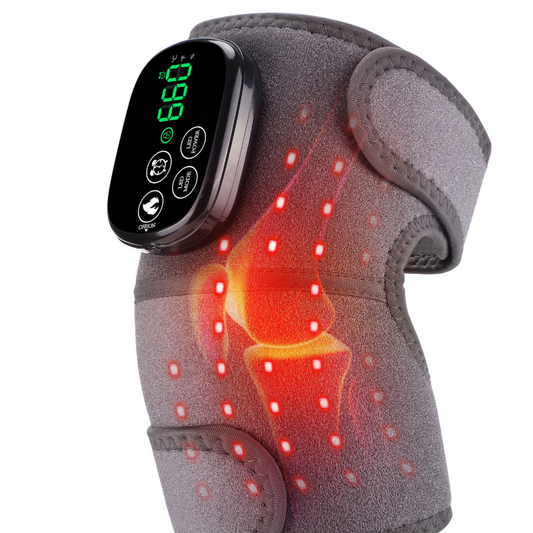 Red Light Therapy Knee Pad with Heating & Massage