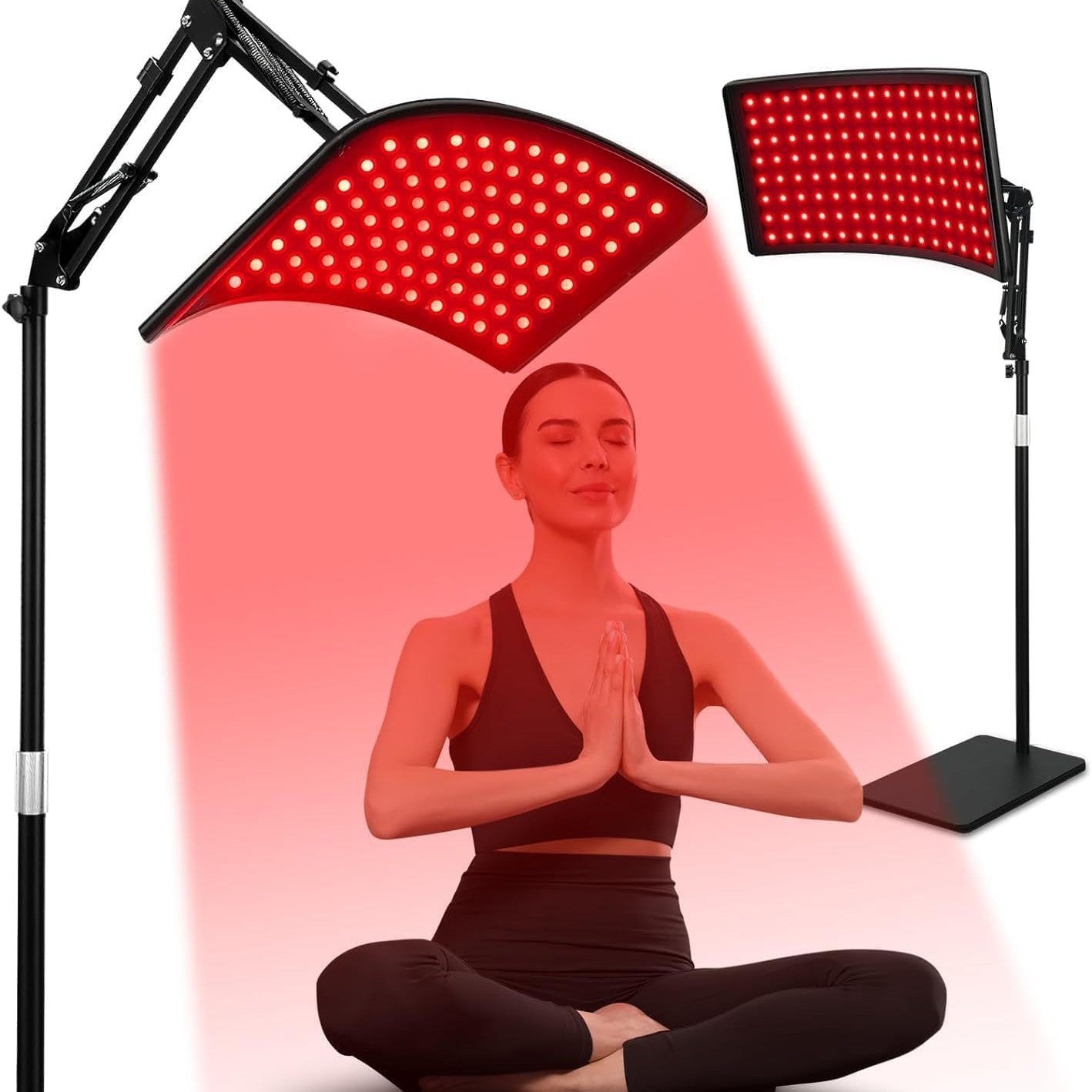 Red light therapy lamp