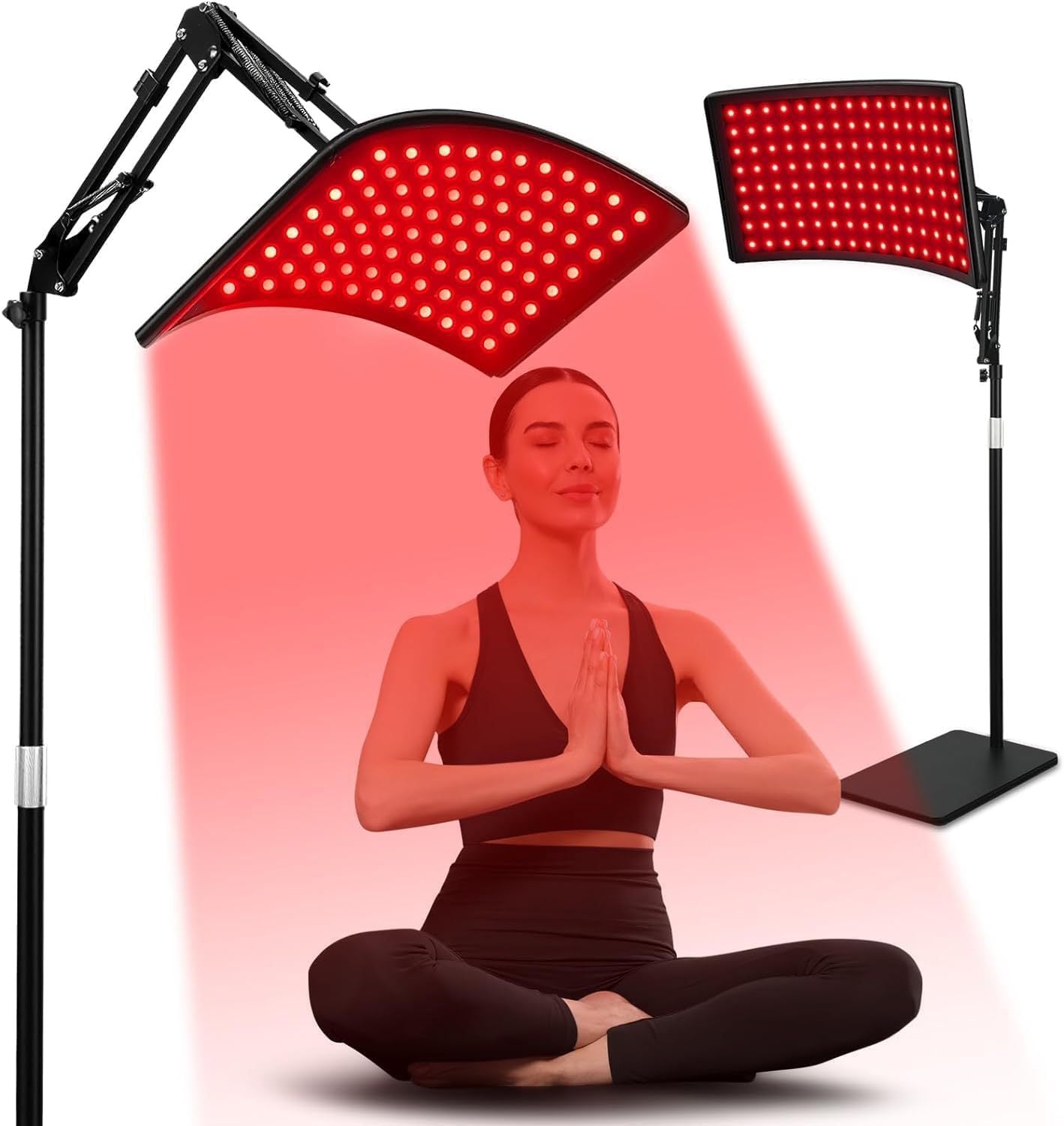 Red light therapy lamp