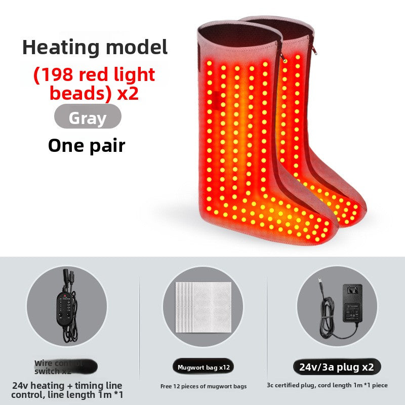 Red Light Therapy Leg Heat Compress with Temperature Control and Massage
