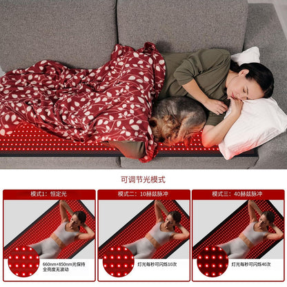 Red Light Therapy Mat with Far Infrared Heating