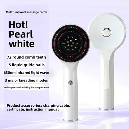 Red Light Therapy Scalp Massage Comb