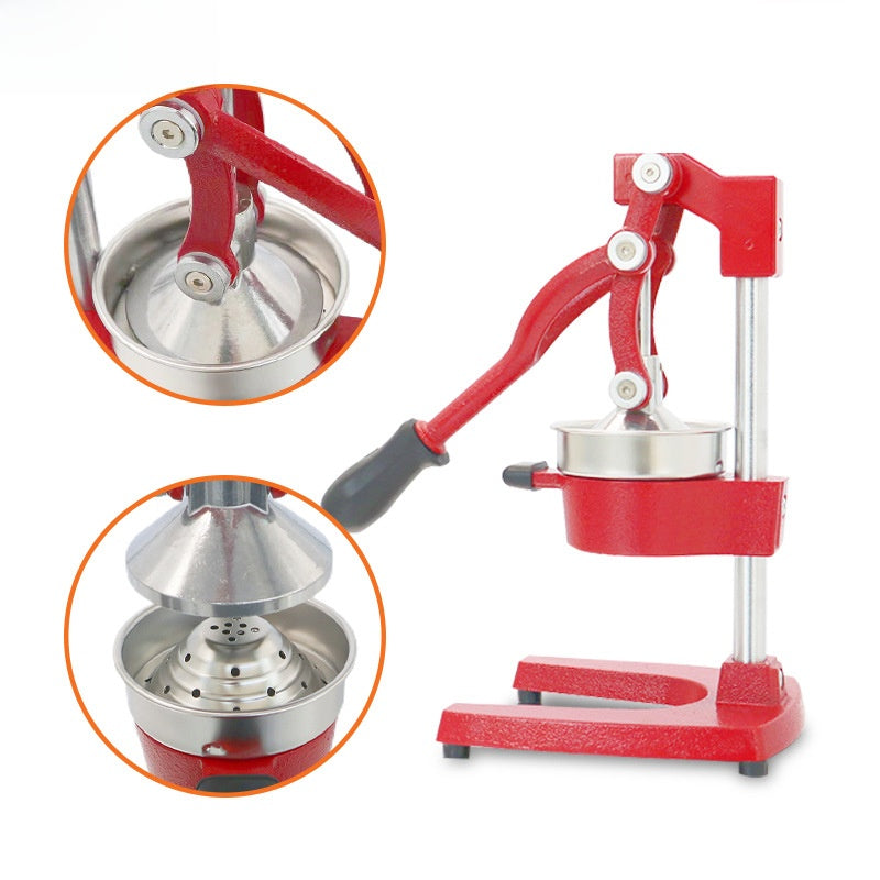 Red Manual Citrus Juicer