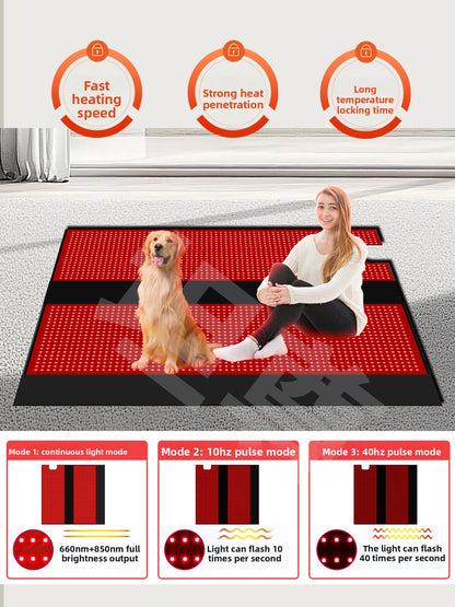 Red sleeping bag