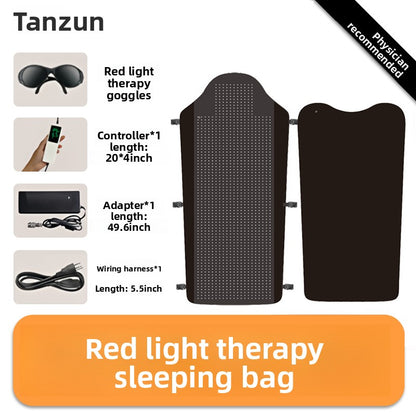Red sleeping bag