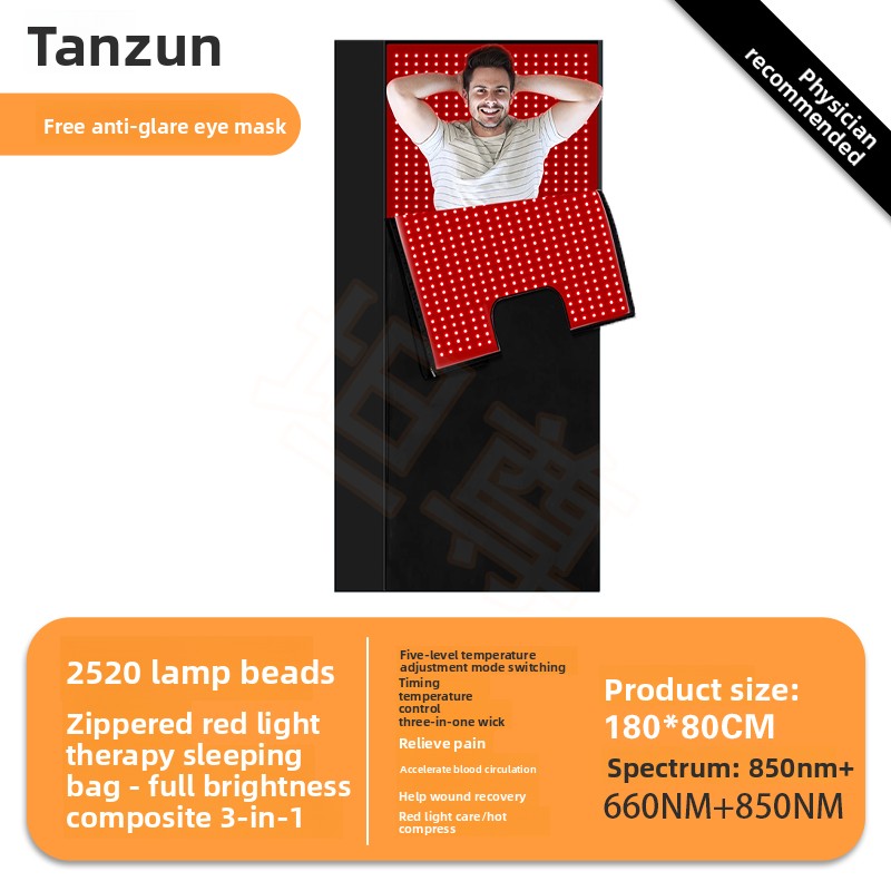 Red sleeping bag