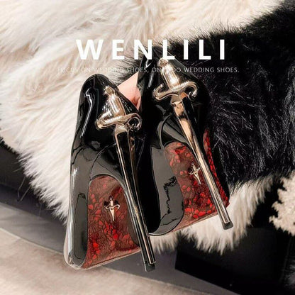 Red Sole Pointed Toe High Heels