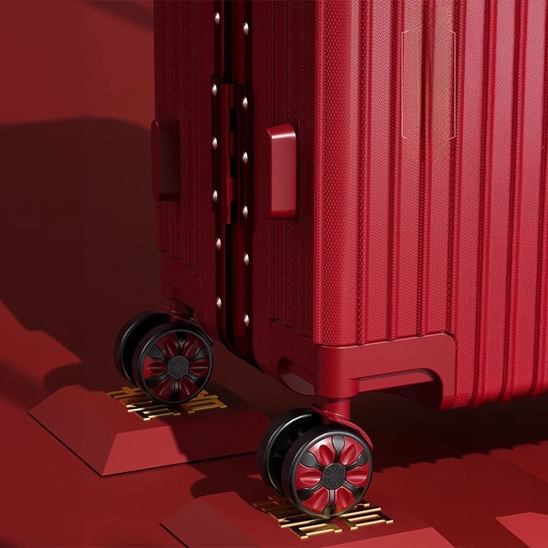 Red Wedding Suitcase with TSA Lock