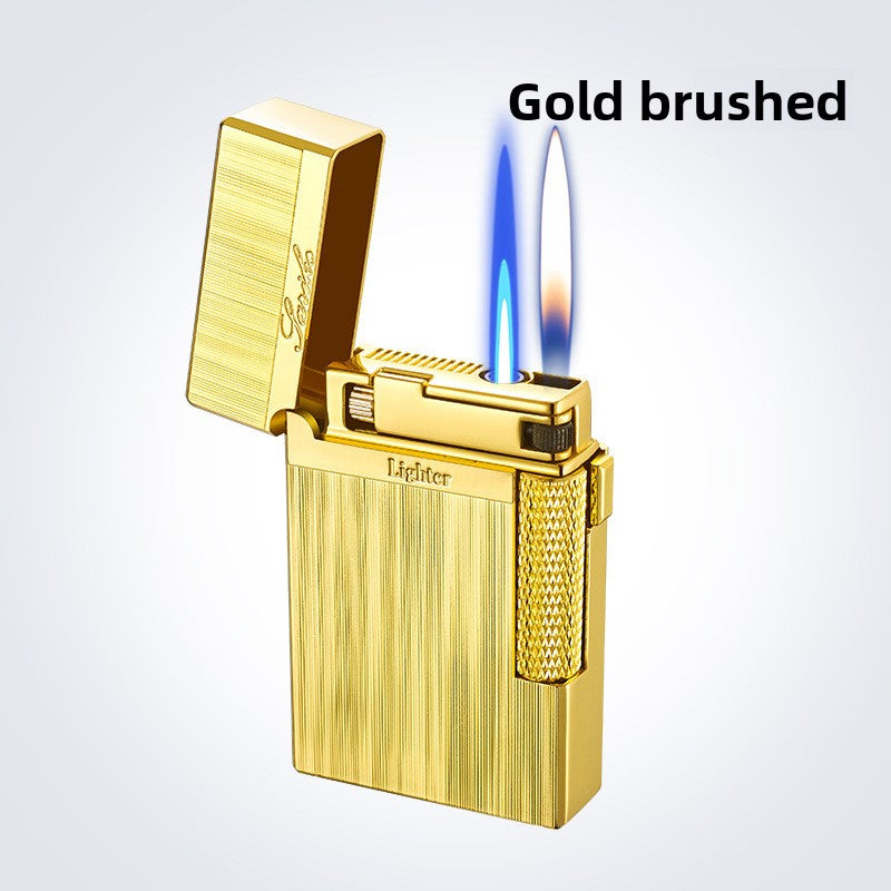 Refillable Dual Flame Jet Lighter with Side Slider