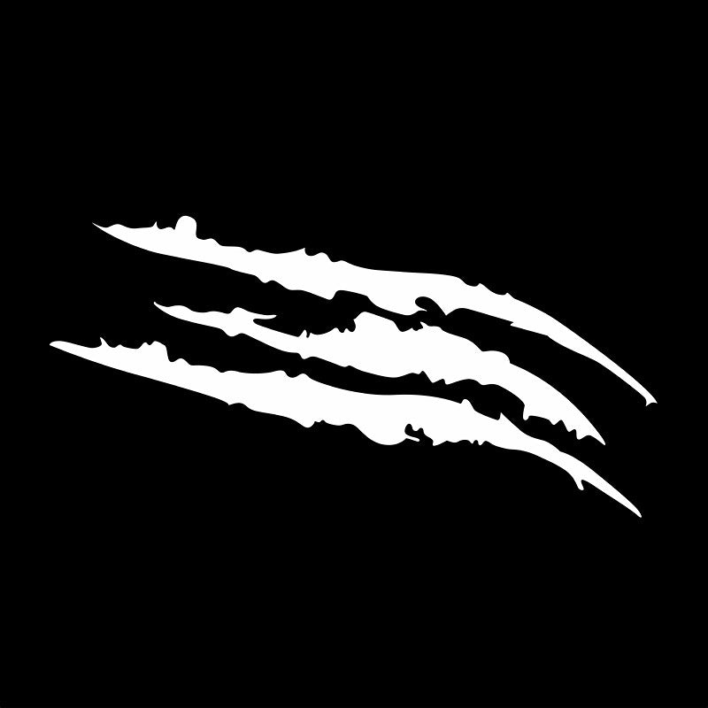 Reflective Claw Mark Car Sticker