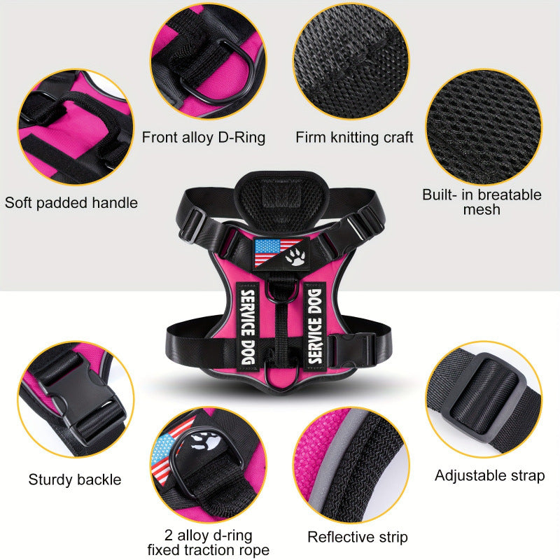 Reflective dog vest