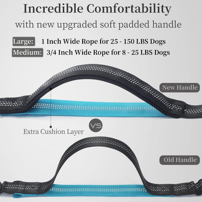 Reflective Elastic Dog Leash with Multifunctional Waist Bag