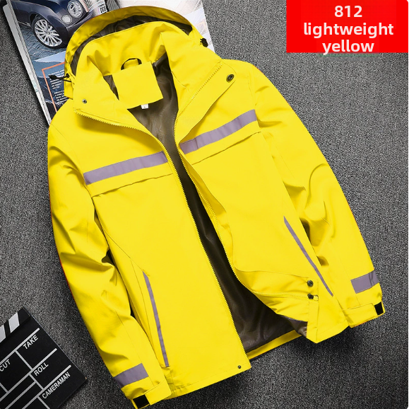 Reflective Fleece-Lined Work Jacket
