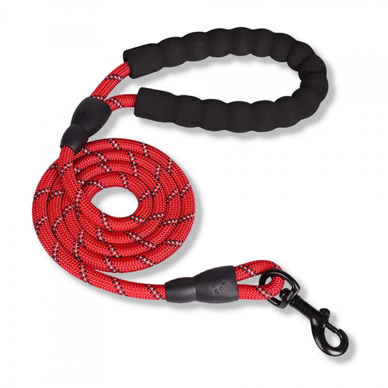 Reflective Nylon Dog Leash with Anti-Pull Design